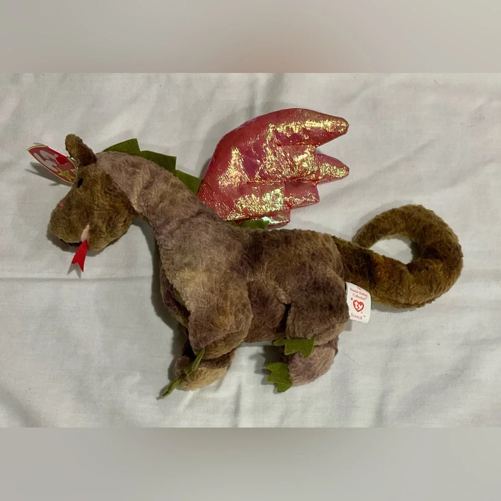 Ty Scorch dragon beanie baby